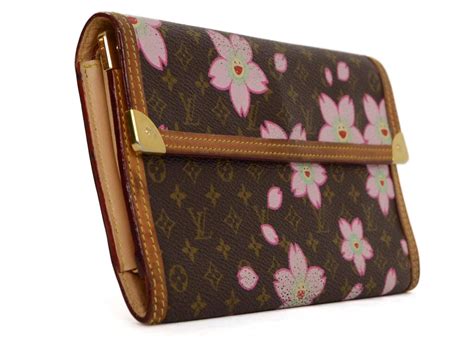 monogram cherry blossom louis vuitton wallet|louis vuitton portefeuille wallet.